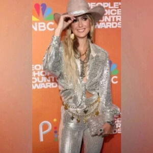 Escada Women’s Vintage Couture Gilded Gold Chain Charm Belt